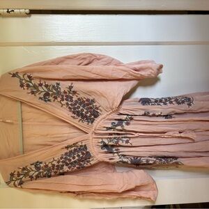 Free people embroidered dress